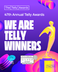Silver Telly Award graphic for Say Yes When Life Says No at the 47th Annual Telly Awards